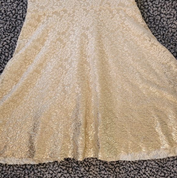 Free People Gold Dipped Dress - Picture 3 of 5
